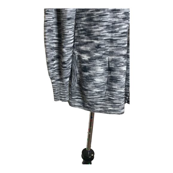 Belldini marbled black long sleeves open front cardigan size small - Picture 5 of 8